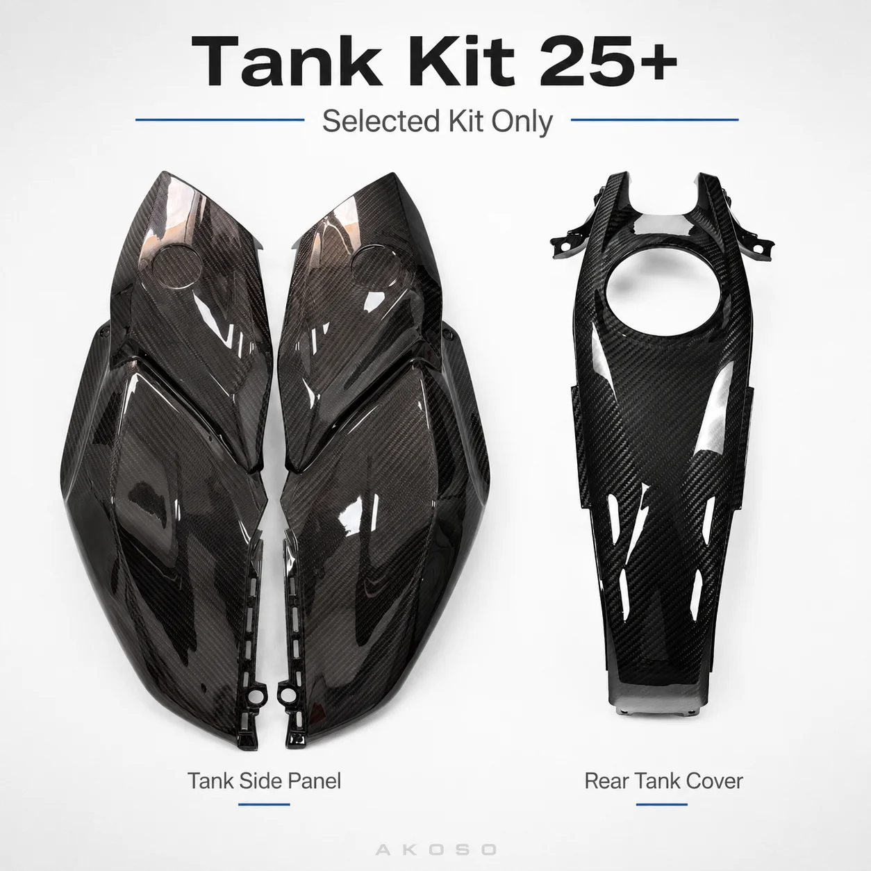 Special Order Link Carbon Fiber Seat Body Radiator Tank Side Panels for Yamaha MT07 MT-07 2025+ Motorcycle Parts