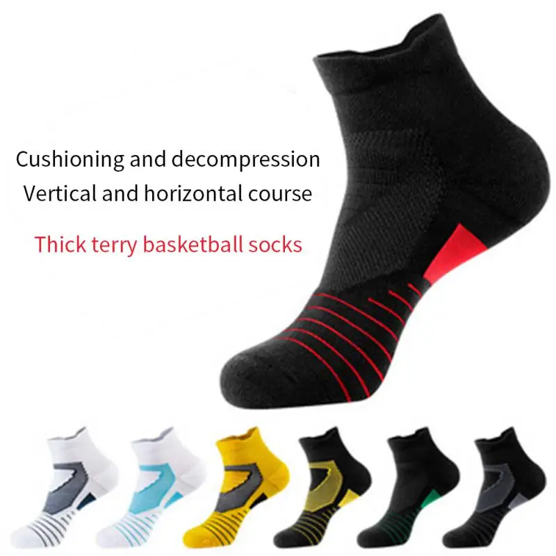 2023 Men Women Football Socks  Thickened Towel Bottom Non-slip Cycling Socks Outdoor Comfortable Running Basketball Sports Socks