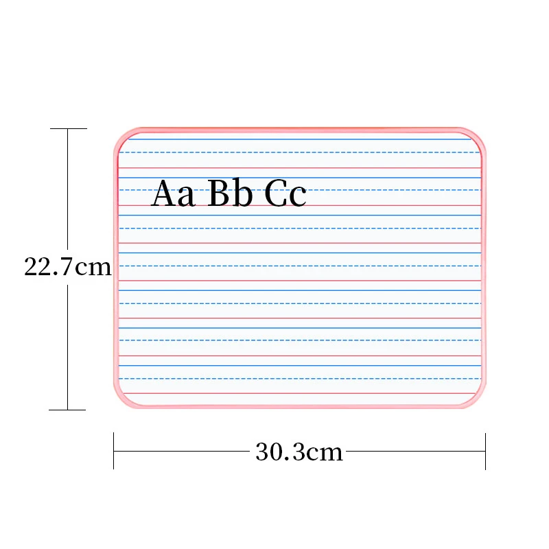 Imagem -03 - Portátil Inglês Aprendizagem Wordpad Board para Crianças Graffiti Branco Quadro Magnético Number Stickers Ensino Interativo