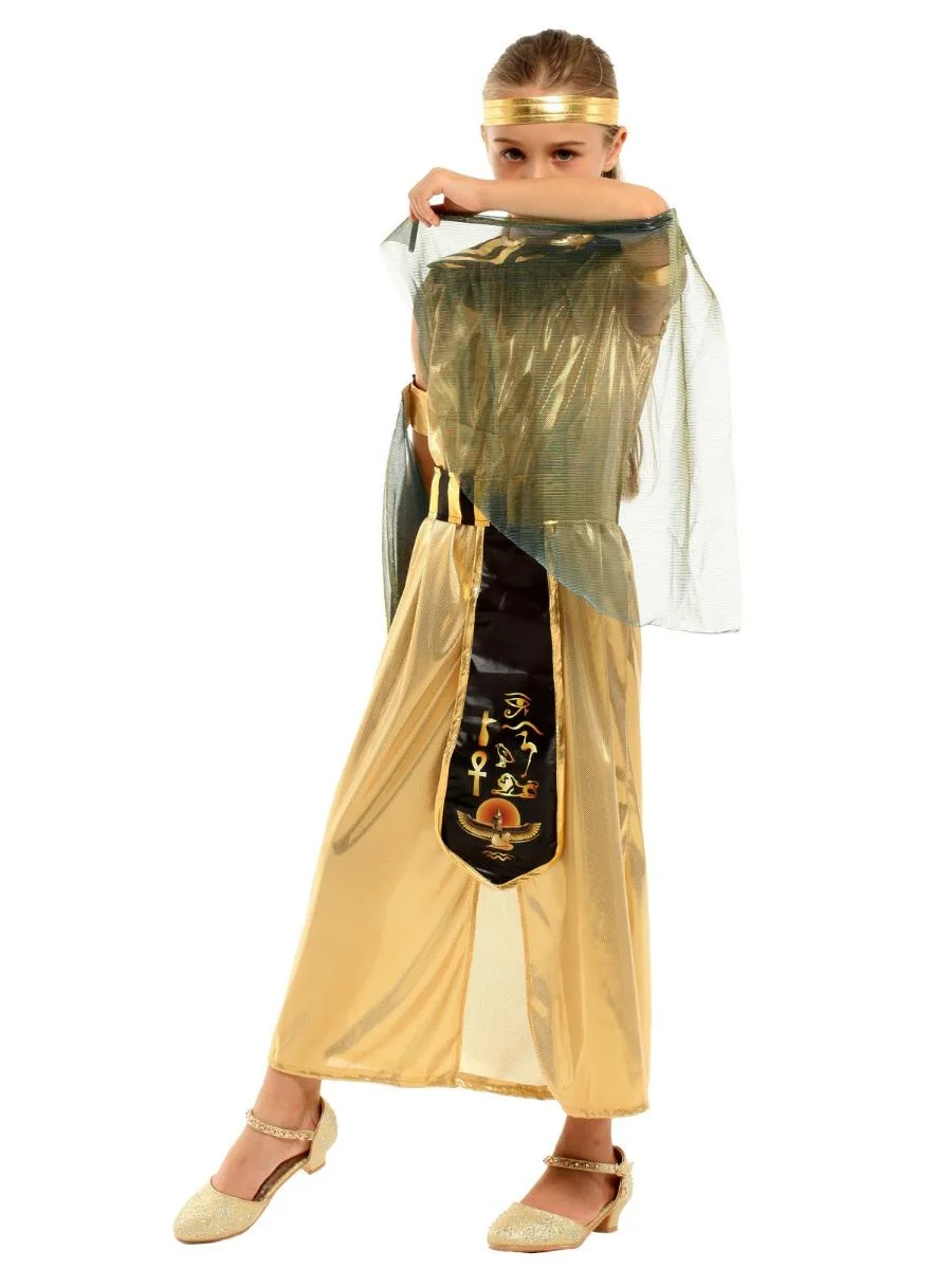 Costume da principessa araba loween Abiti da spettacolo per bambini eup Ball Vestito da spettacolo teatrale per ragazza