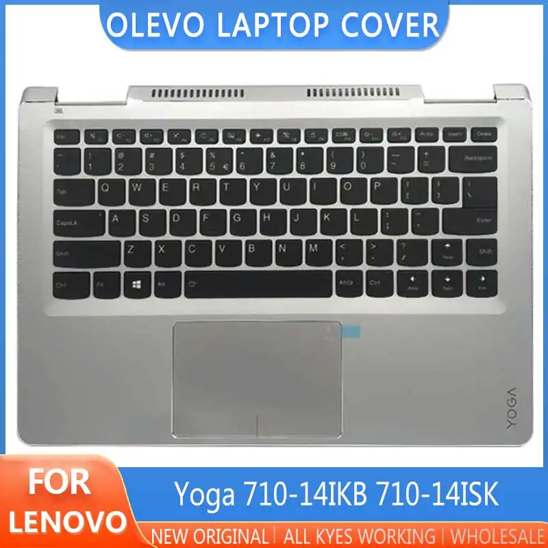 

New Laptop case For Lenovo YOGA 710-14IKB 710-14ISK Palmrest Upper Case Cover C Shell With Backlit US Keyboard