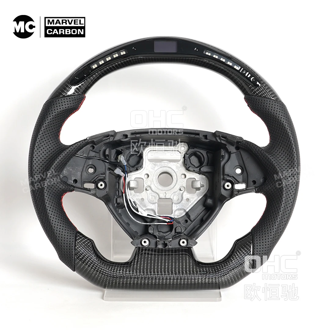 

LED Performance Steering Wheel Display Compatible For Chevrolet Camaro 16-18 Customized carbon fiber steering wheel