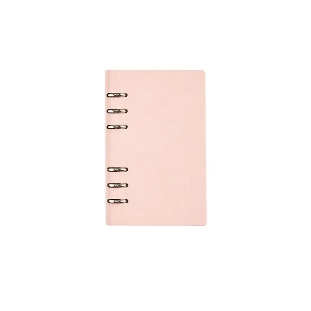 

Durable Hollow Loose-leaf Notebook PU Leather Lined Pages Binder Journals Refillable Thickened Detachable Notepad Work
