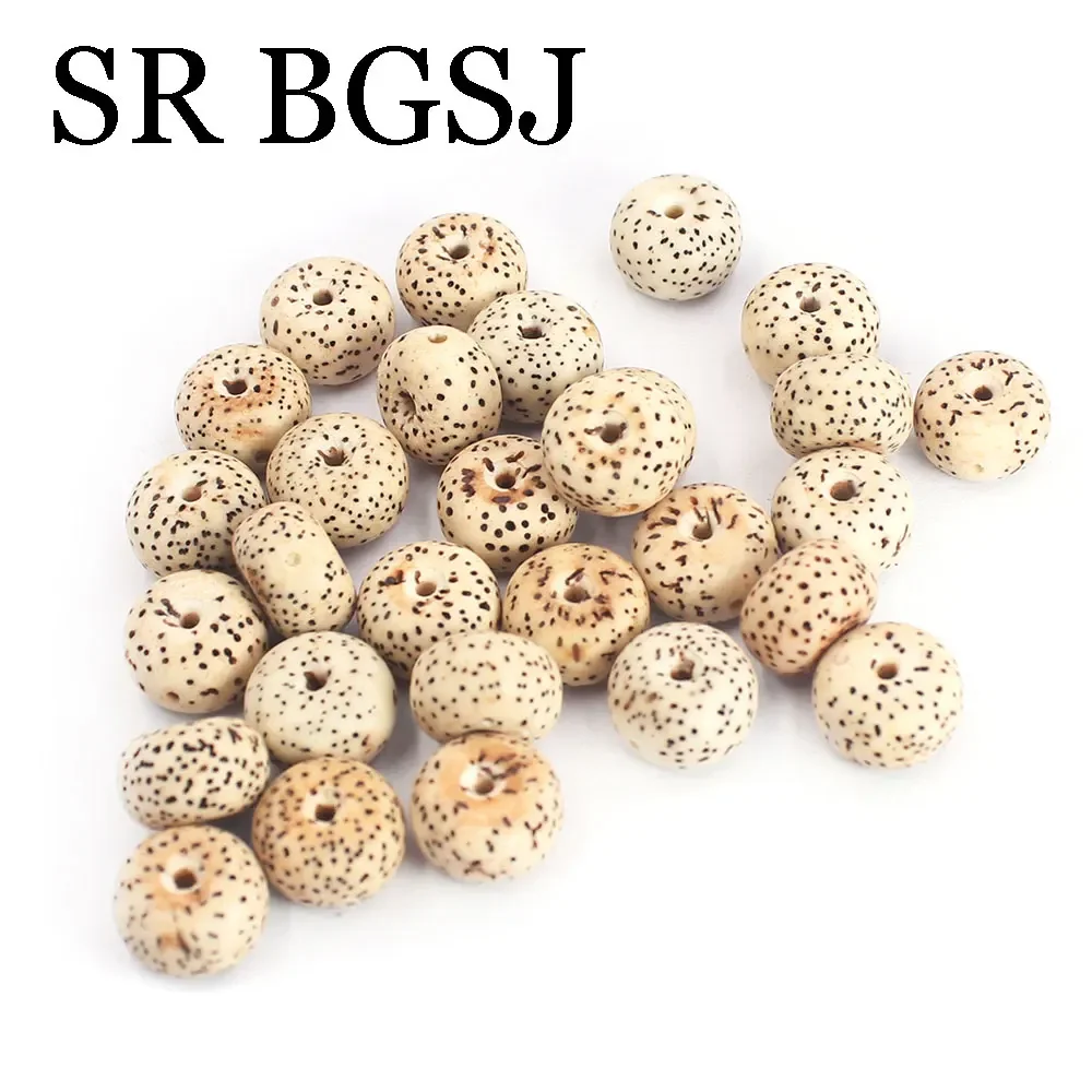 108 Pcs Making Bracelet Natural Xingyue Bodhi Mala Meditation Drum Shape Jewelry Loose Wood Beads