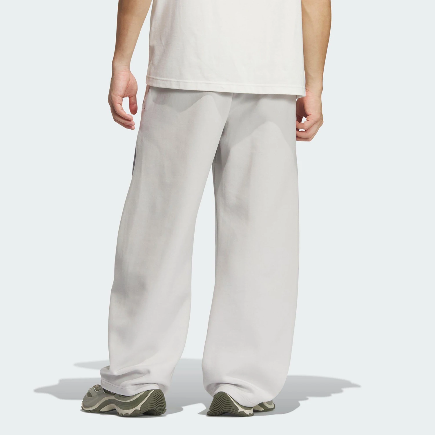 Adidas genuine winter men's reflective sports loose casual pants KH0292