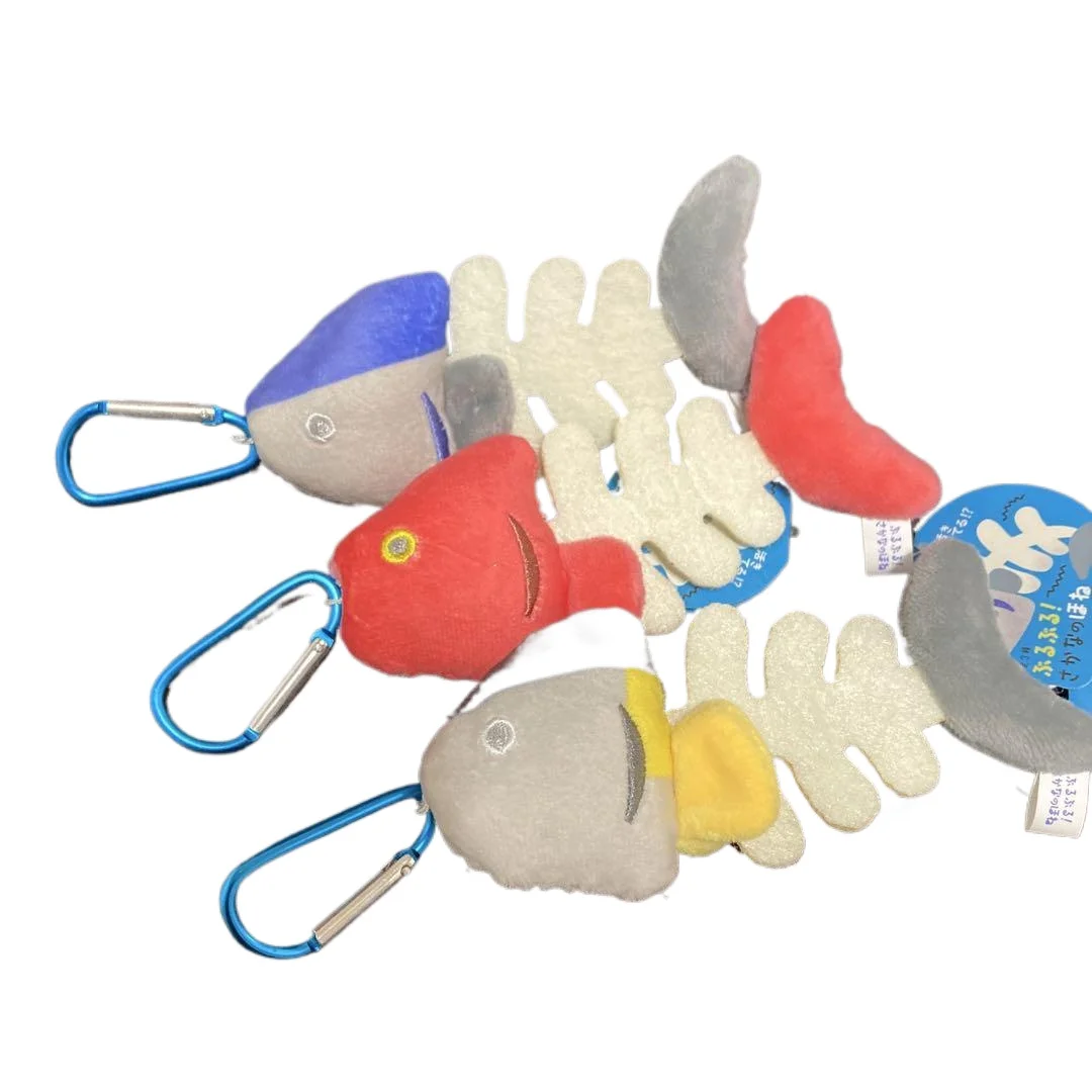 Yell 13cm Stuffed plush toy cute pull-string shaking shark tuna