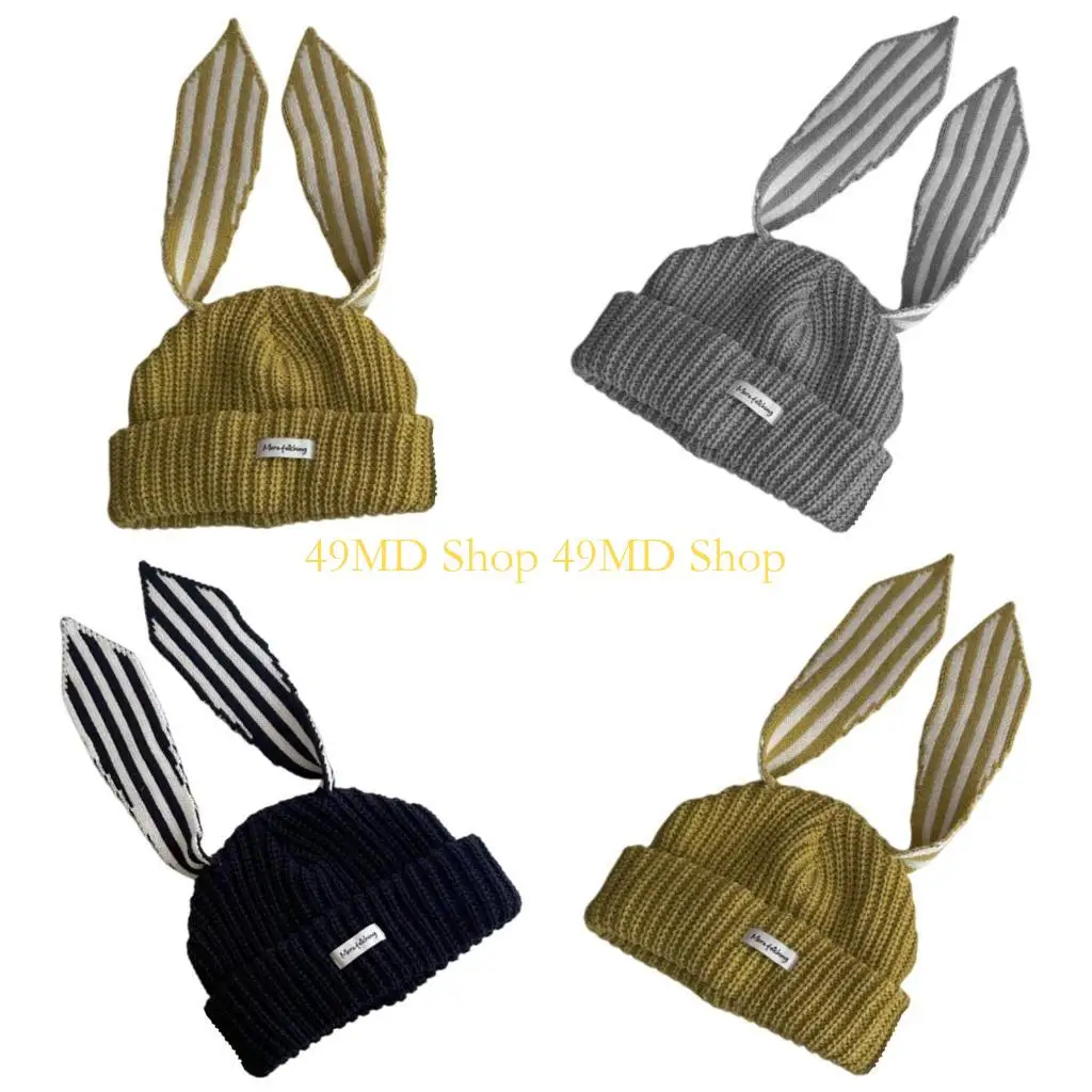 

49MD Мягкая вязаная шапка Зимняя шапка Кепки с черепом в стиле хип-хоп добавляет изюминку для установления тренда