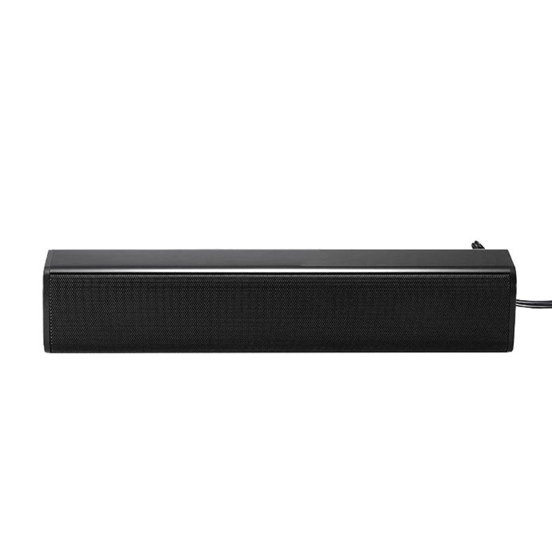 Barre de son stéréo filaire USB, canal de haut-parleur audio, barre de son surround pour ordinateur, tablette, pièces pour ordinateur portable, 2.0