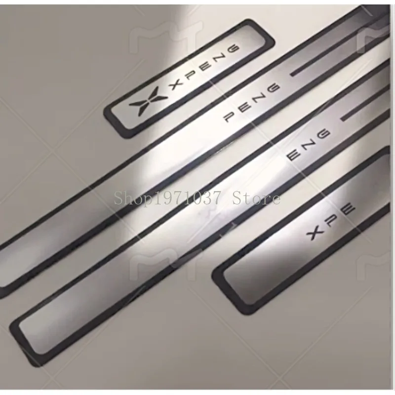 Car AccessoriesFor XPENG X9 P5 P7 G3 G3I G6 G9 2021~2025 Scuff Plate Stainless Steel Door Sill Plate Auto Pedals Protector Cover