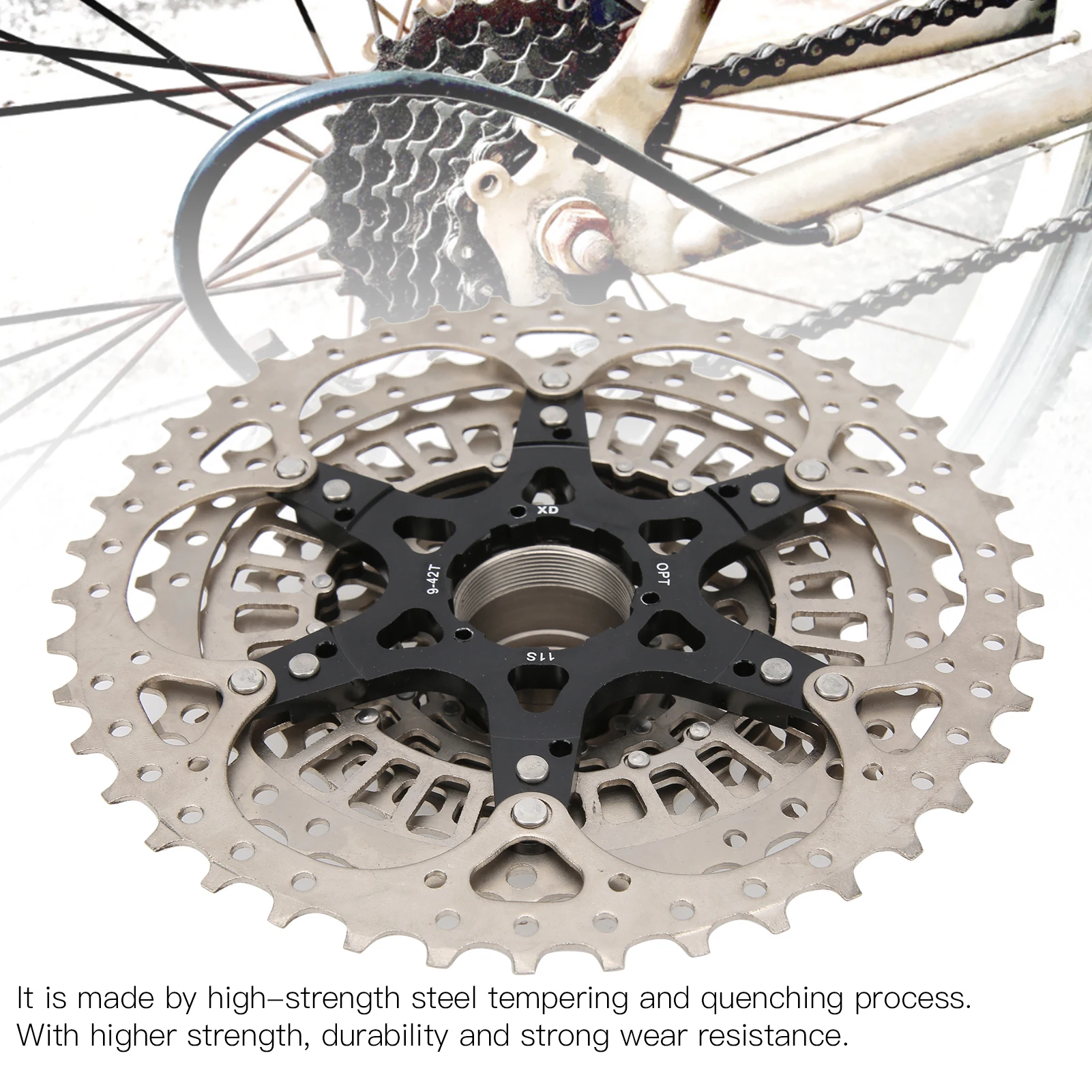 ZTTO Ultra Light 11 Speed Cassette Mountain Freewheel 9‑42T Compatible for SRAM XD Cassette Compatible for SRAM XD