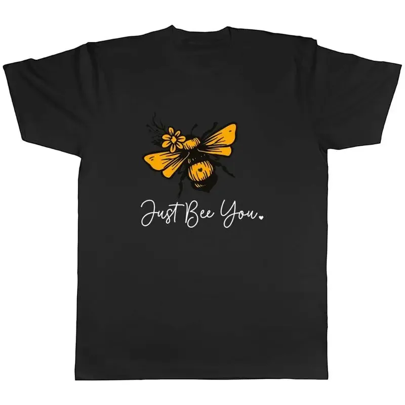 Just Bee You Mens T-Shirt Bumblebee Beekeeper Unisex Tee Gift