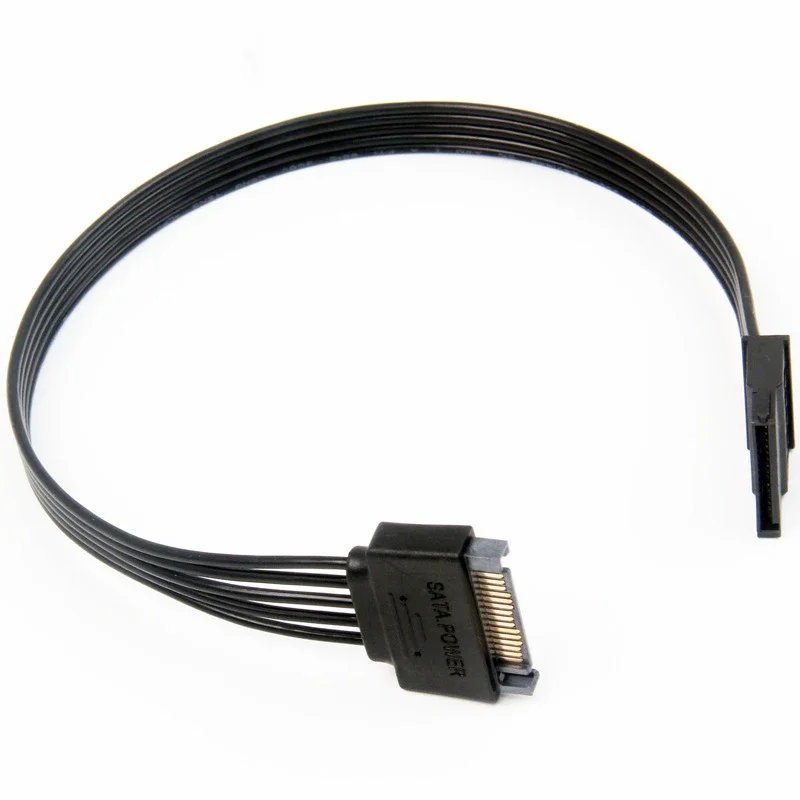 

30cm Sata Power Extension Cable Hard Disk Sata 15Pin Male to Female Power Adapter Cable