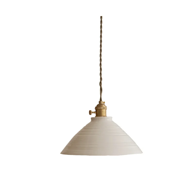 

Набор керамических абажуров, белые фарфоровые лампы ручной работы Dehua, маленькая люстра в японском стиле для гостиной, спальни