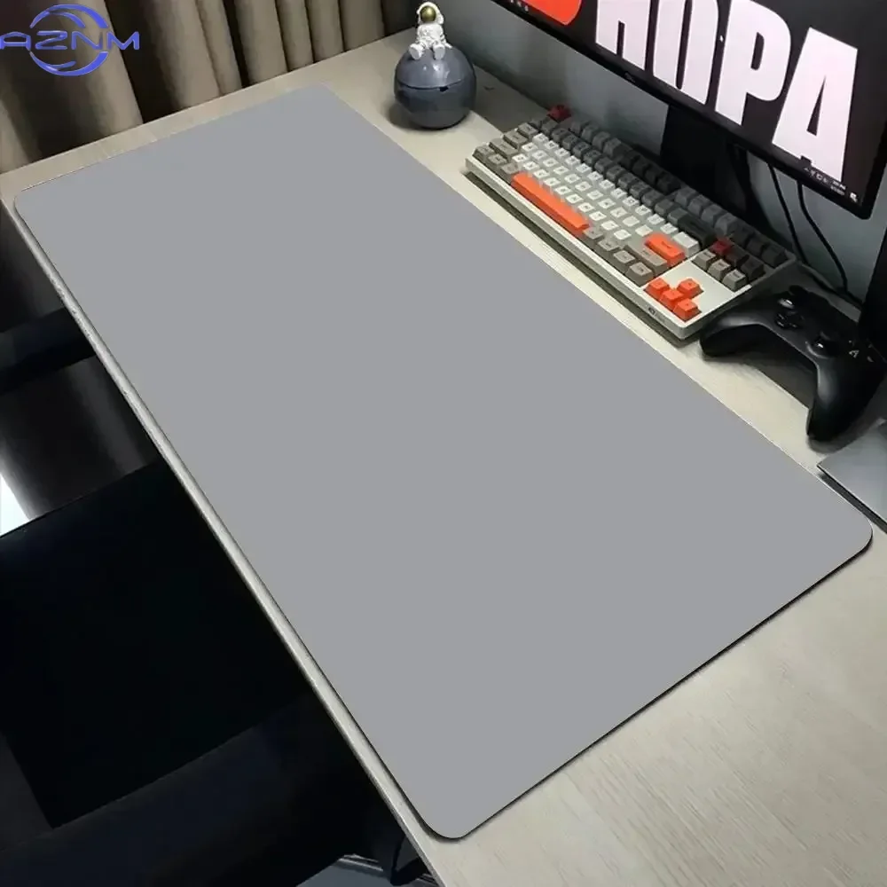 Solid Color Simple Mouse Pad, Waterproof Non‑Slip Mouse Pad Durable Rubber Base for Game Desktop Working