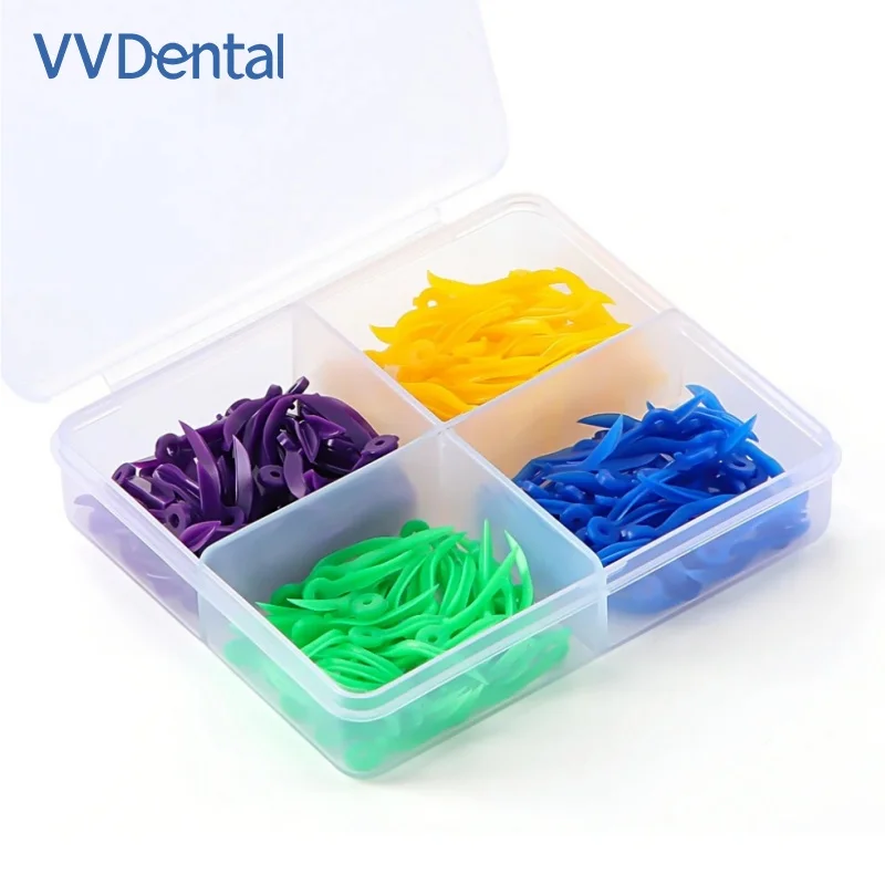 

Disposable Dental Tooth Gap Wedges with End Circular Holes Plastic Wedge Dentistry Oral Care Accessories Medical Tools