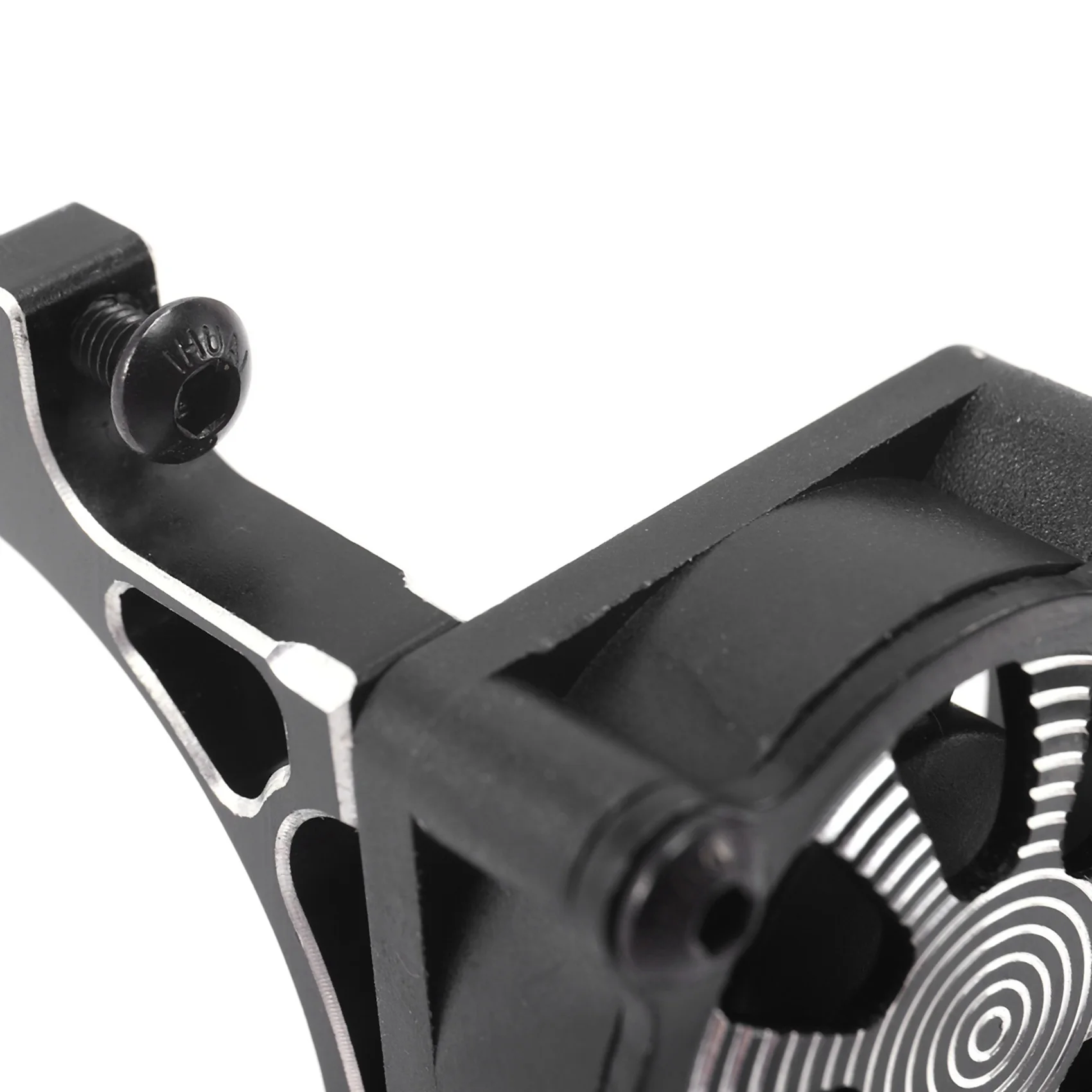 

A04F-2X For RC Car 3650 3660 550 540 Motor Heatsink Cooling Fan With Thermal Sensor CNC Aluminum Alloy Clamp Heatsink,Black
