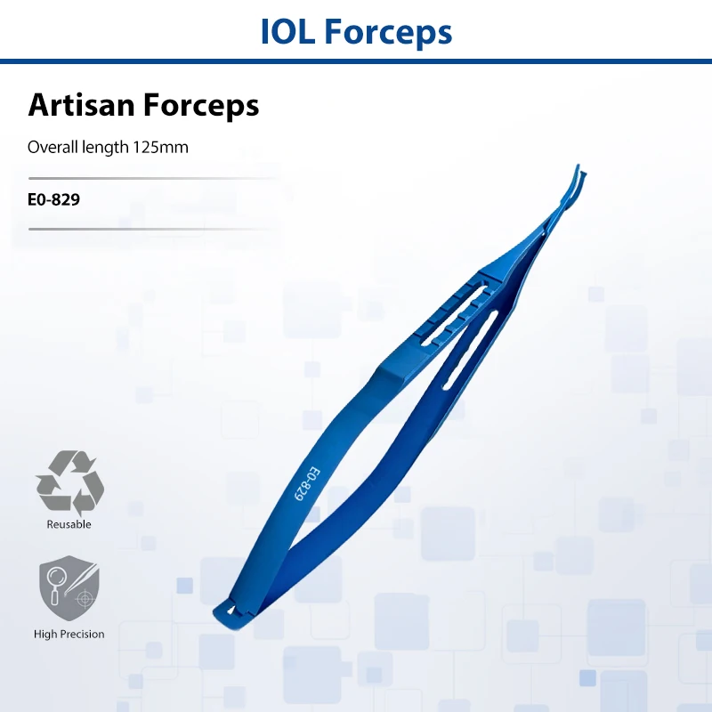 Artisan Forceps Titanium Alloy Precision Fine Tip Tweezers Medical Lab Beauty Repair Hand Tool