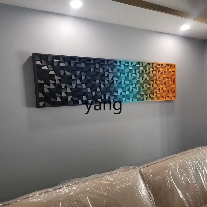 CX bedroom sound insulation board Acoustic sound-absorbing board Entrance painting audio solid wood diffusion board