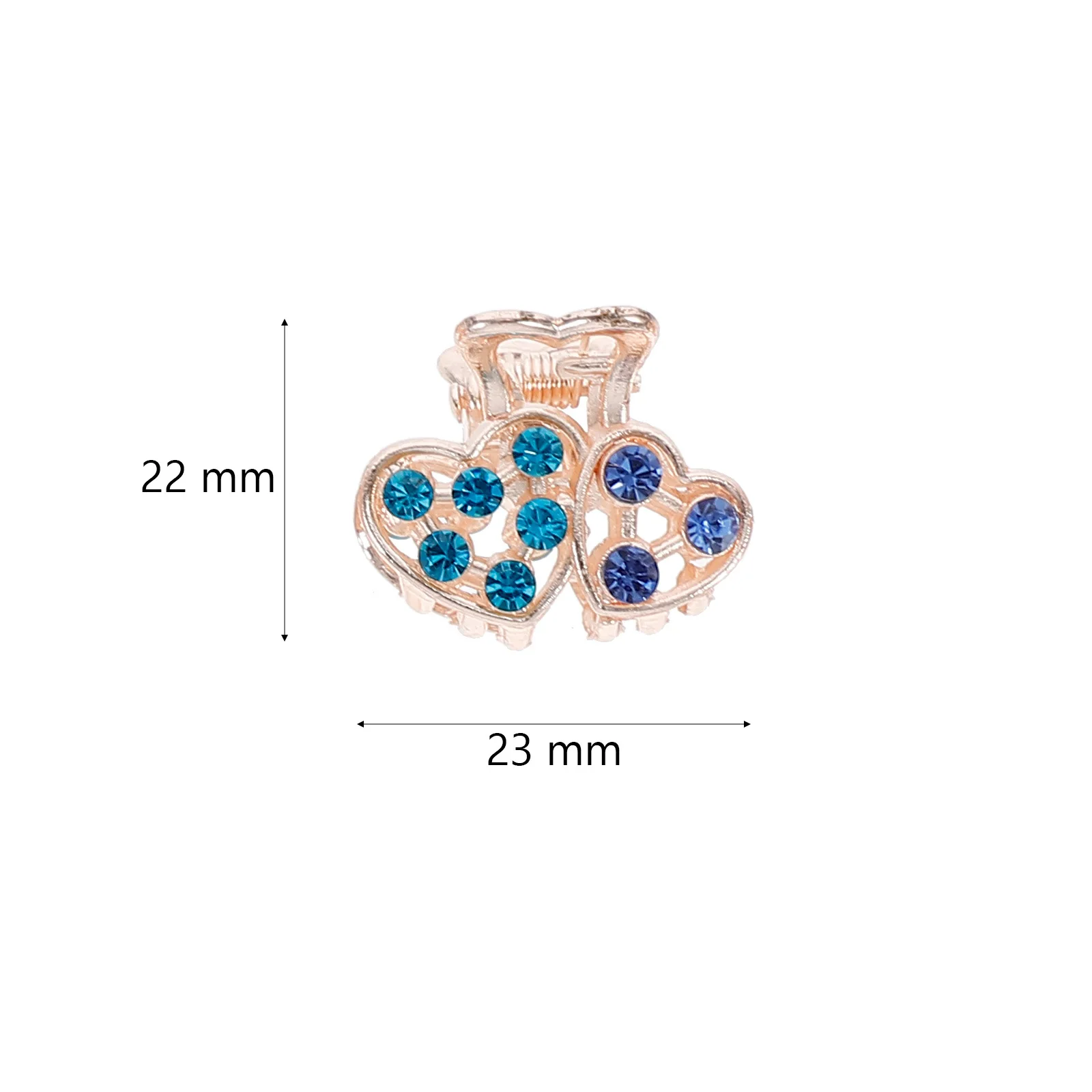 10 قطعة مشبك شعر صغير كليب صغير القرش الأسنان الشعر الصيد باريت للأطفال حمام ماكياج تصفيفة الشعر دبوس حجر الراين كريستال دبوس الشعر