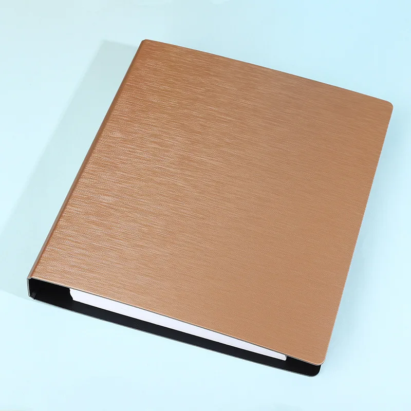 A4 punched loose leaf folder foam PP folder shell archive data book with two holes, two holes, three or four holes folders