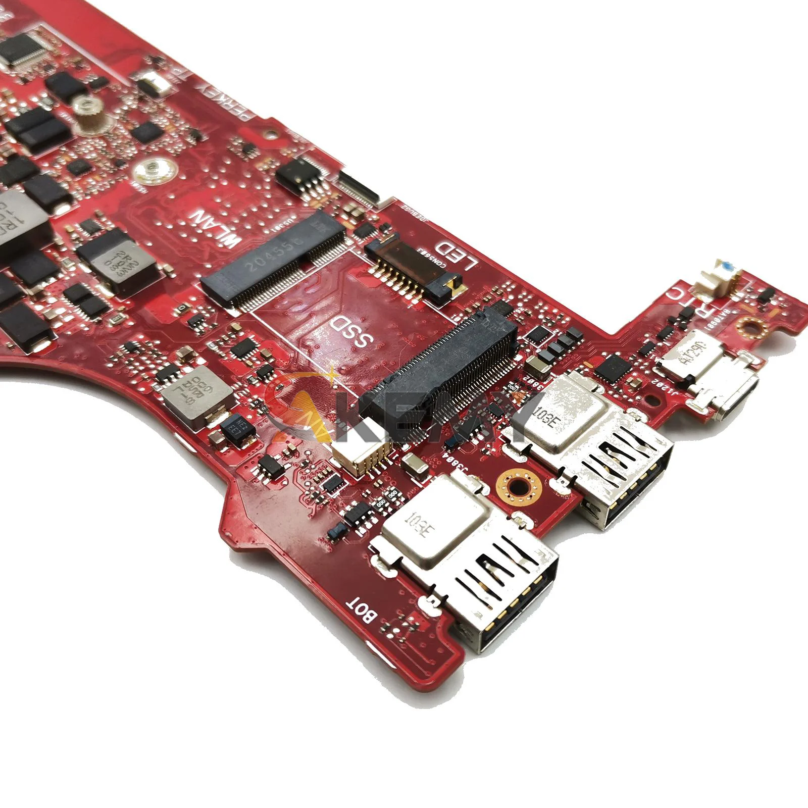 GA401QM اللوحة الأم للكمبيوتر المحمول ASUS ROG Zephyrus G14 GA401Q GA401QE GA401QM اللوحة الرئيسية للكمبيوتر المحمول مع وحدة المعالجة المركزية R5 R7 R9 116% اختبارات موافق