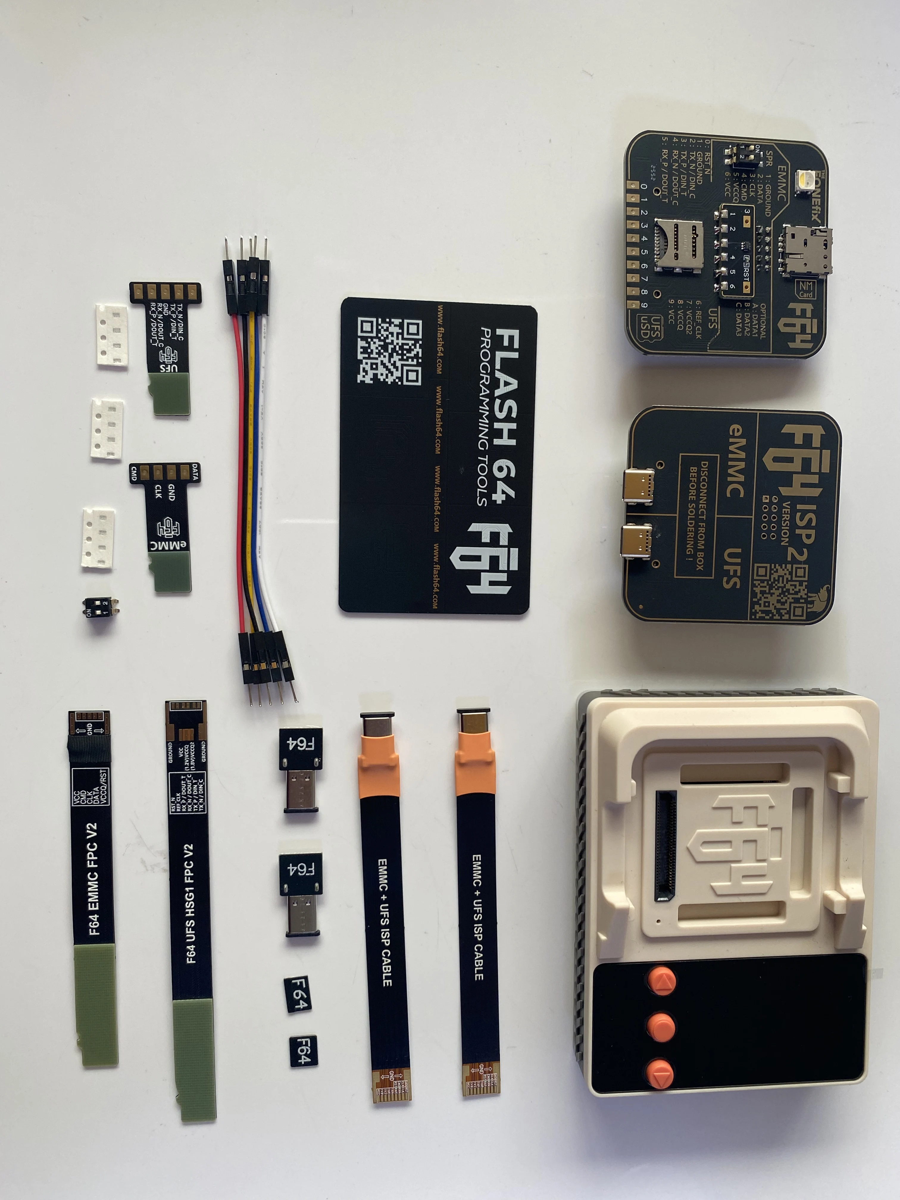 Flash 64 Lite UFS eMMC ISP Tool V2 Full Set