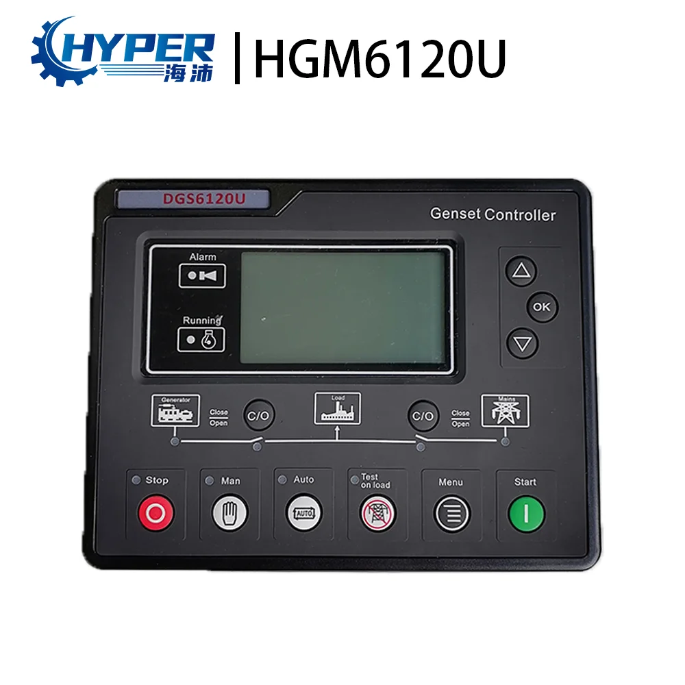 

6120U AMF diesel generator Auto Start Stop Control Module Panel ATS Generator Accessories Replace Smartgen HGM6120N