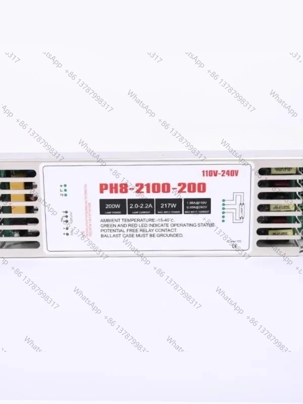 Electronic Ballast PH8-2100-200 200W Full Lamp Preheating Electronic Ballast