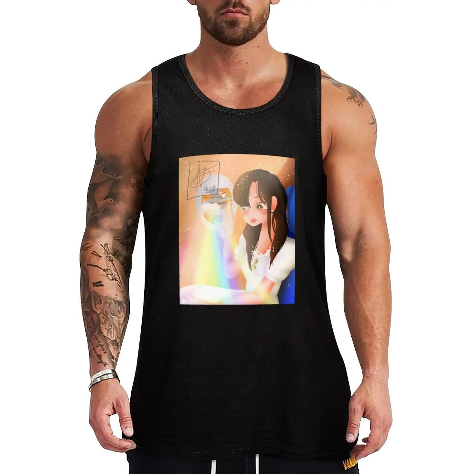 

IU “Eight” inspired Tank Top Outdoor Casual Tank Top Loose Sleeveless Summer Tee