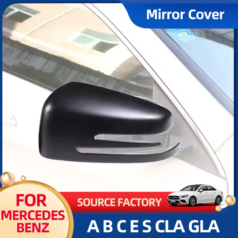 

Внутренние наклейки для Mercedes Benz A B C E S CLA GLA GLK CLS Class W176 W204 W117 X156 X204 Углеродное волокно боковой двери заднего вида Mir