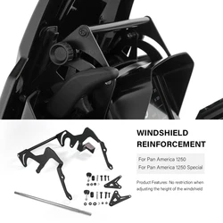Navigation Smart Phone Holder For Pan America 1250 Special RA1250 PA 1250 2021- Motorcycle Adjustable Windshield Reinforcement