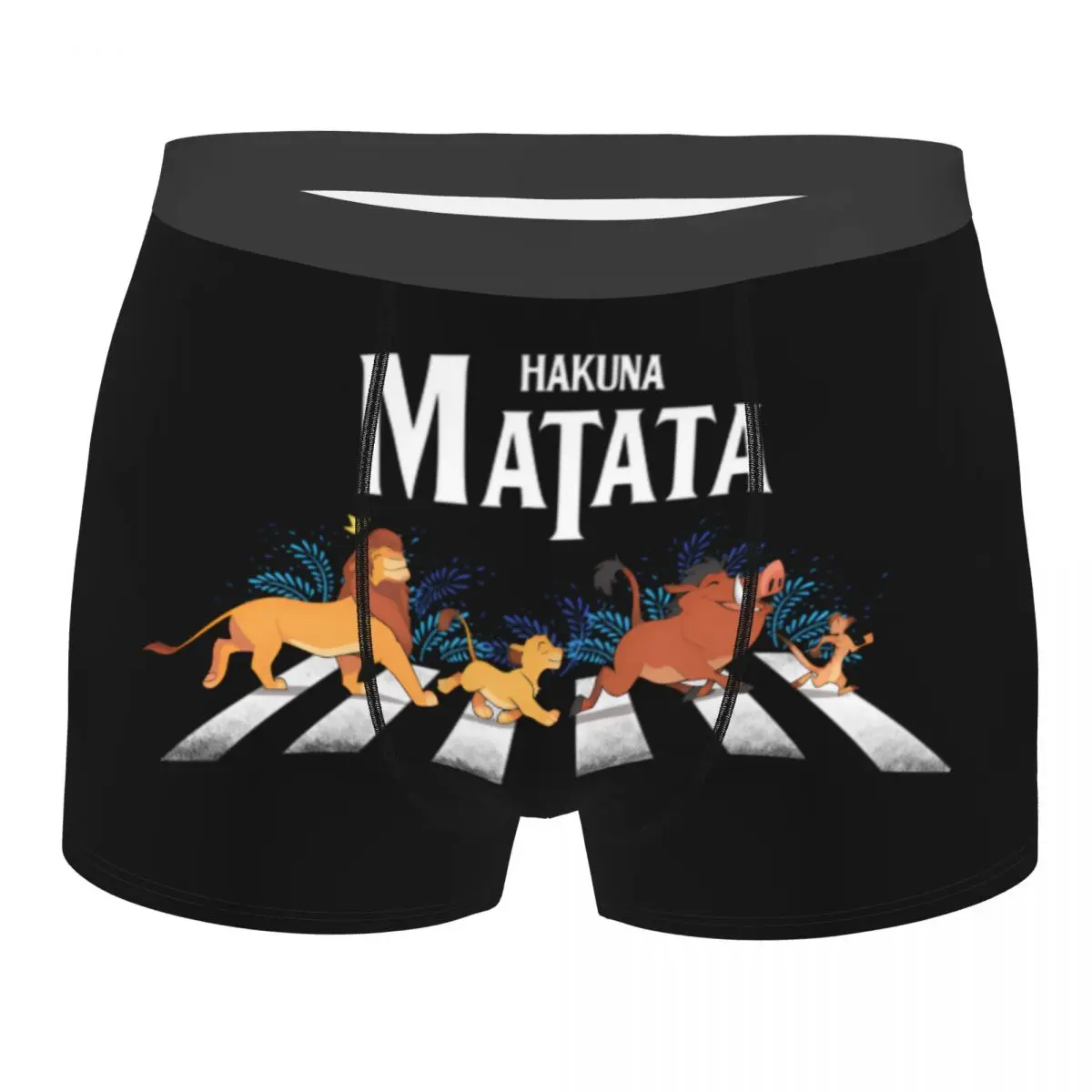 

Custom Male Fashion Cartoon The Lion King Men Underwear Boxer Briefs Soft Shorts Panties Underpants