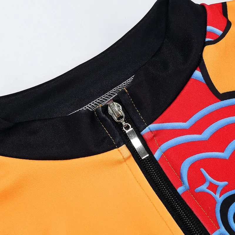 Mädchen Hip-Hop Tanzkostüm 3-teiliges Set Crop Top Shorts Kinder Sänger Bühnenoutfit 2026 Neue Cosplay-Kleidung – Detail 6