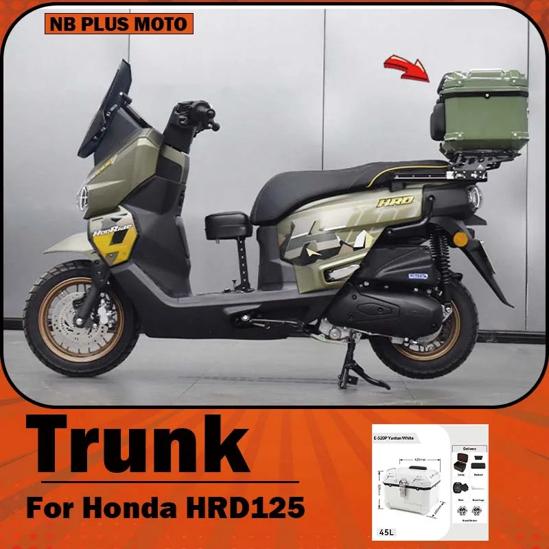 【Premium】For Honda HRD125HooRide motorcycles – accessories for modifying the trunk and sliding tail racks