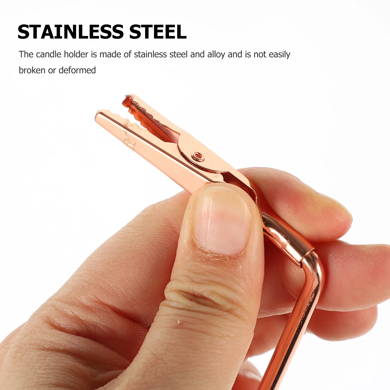 

Incense Stick Holder Stainless Steel Alloy Compact Metal Fragrance Burner Stand for Home Office Yoga Meditation Room Rose