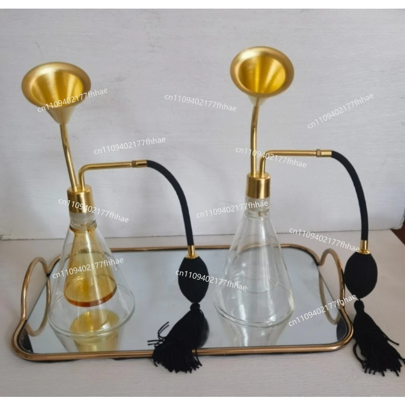 Glass Creative Custom Scent Bottle SPA Spa Brass Scent Instrument