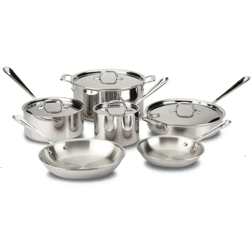 

Stainless Steel Cookware Set for Induction Cooker, Oven Grill, Kitchen Cooking Set