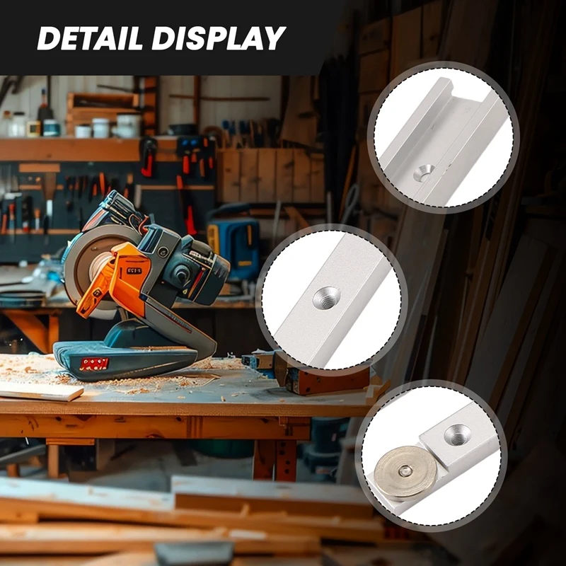 T 트랙 마이터 바 슬라이더, 알루미늄 합금 마이터 바, 지그 및 고정장치 바 슬라이더, 테이블 톱 게이지 로드, 슈트 포함, 신제품