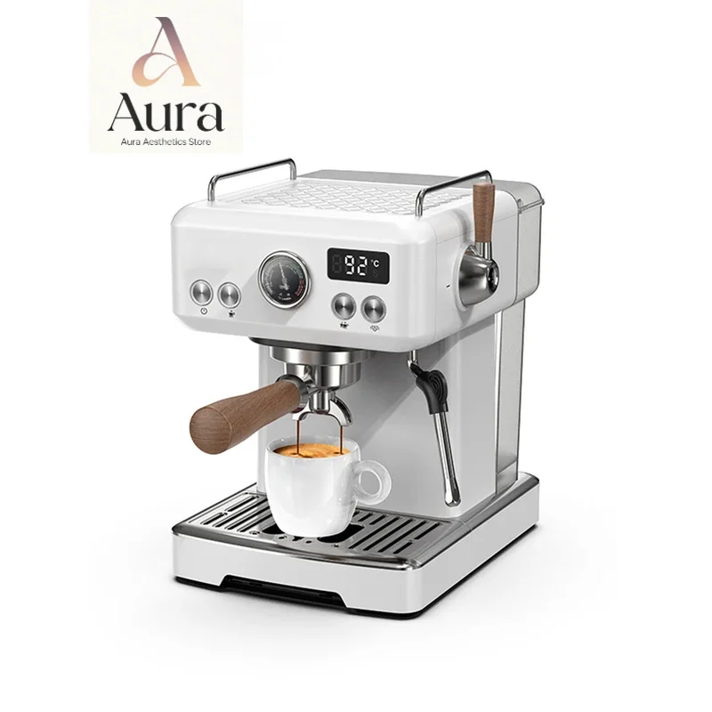 

Semi Automatic Espresso Coffee Machine DIY Function 20Bar Pressure Temperature Adjustable For Cappuccino & Latte H10plus