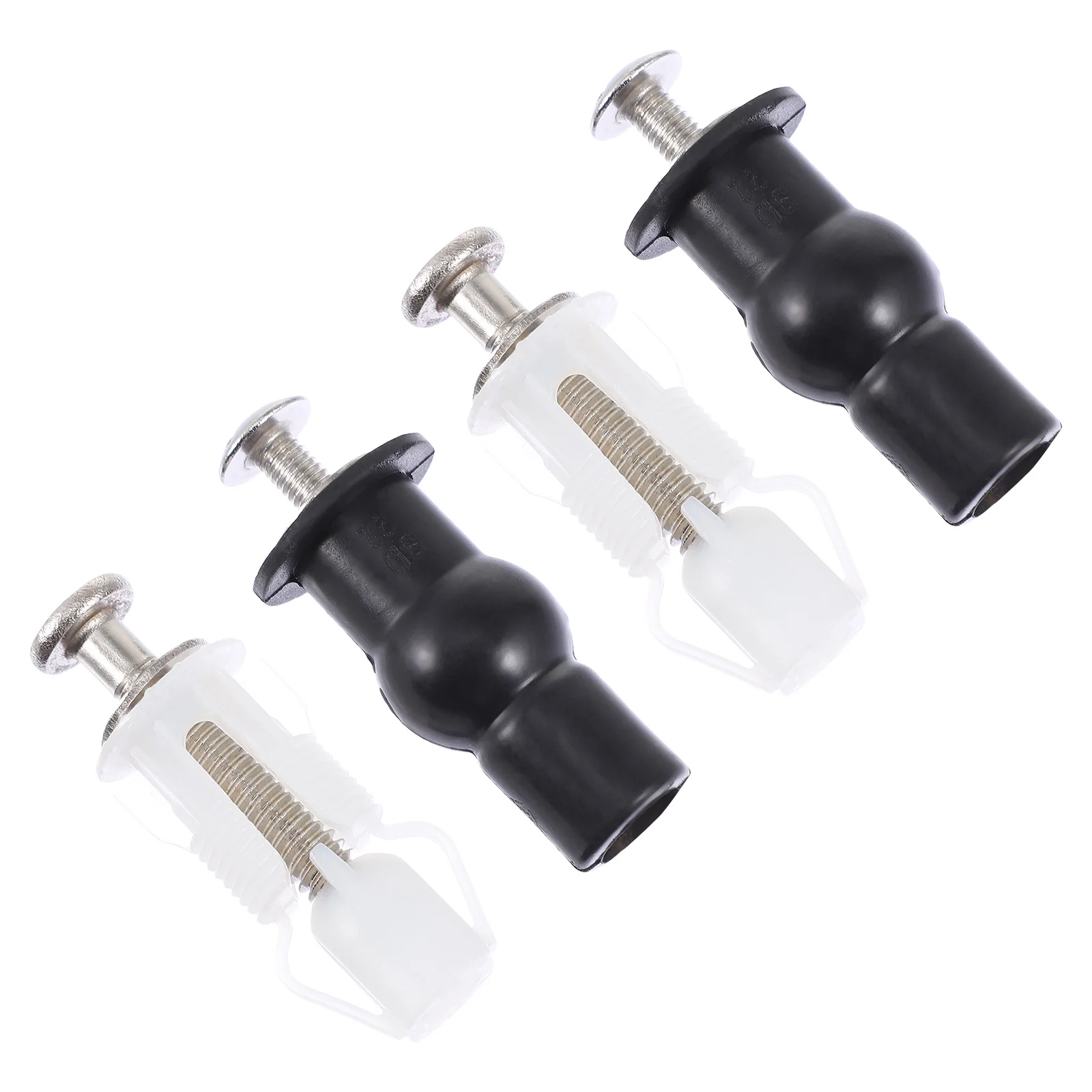 

4pcs Toilet Seat Fixing Bolts Stainless Steel Plastic Lid Screws Mounting Hardware Bowl Cover Replacement Accessories Bathroom