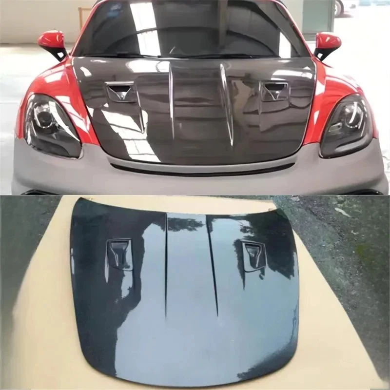 Factory Hot Sale High Quality Real Carbon Fiber Hood Cayman
