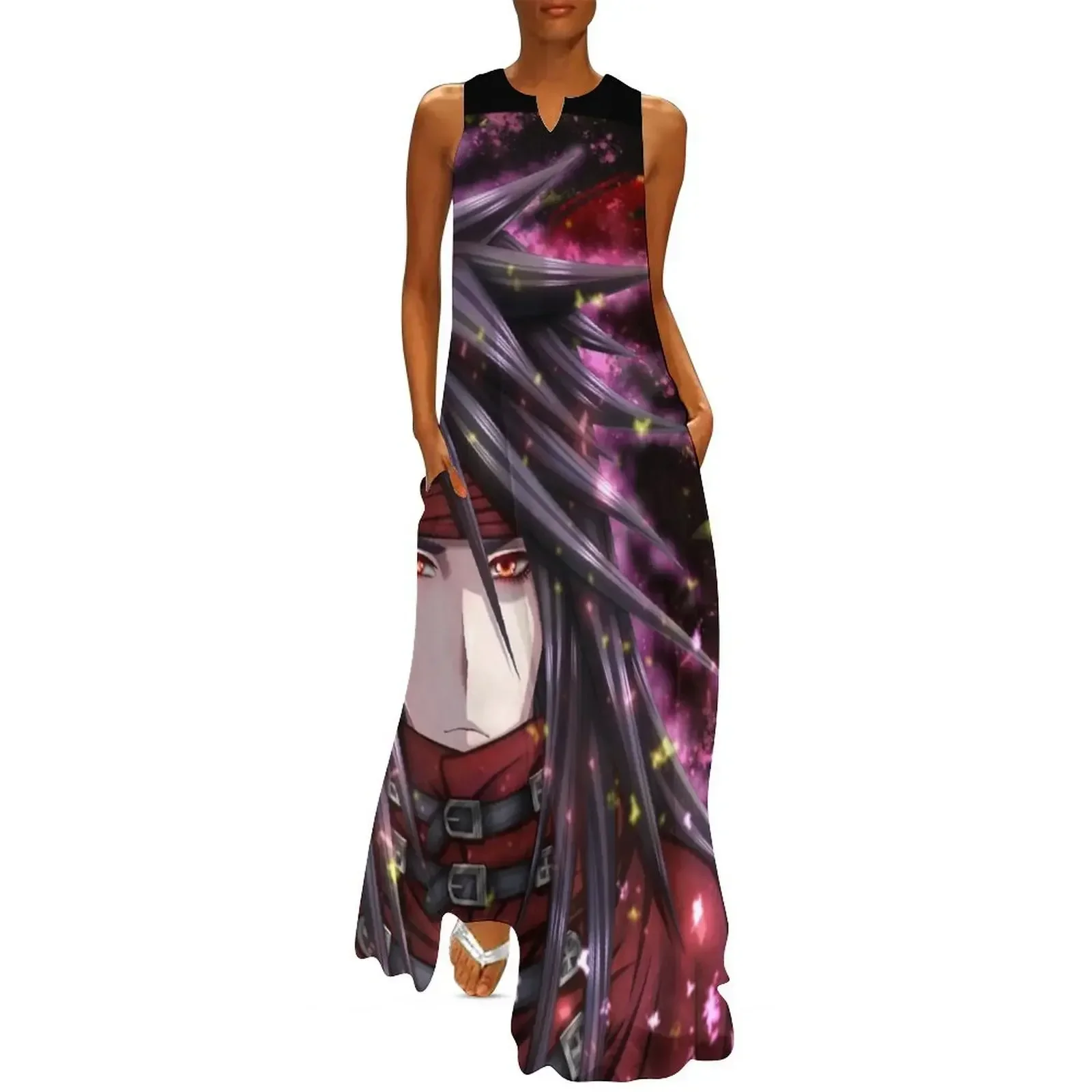 

Vincent Valentine: Shadow Chaos Long Dress beach dress women formal occasion dresses women party dresses Dress