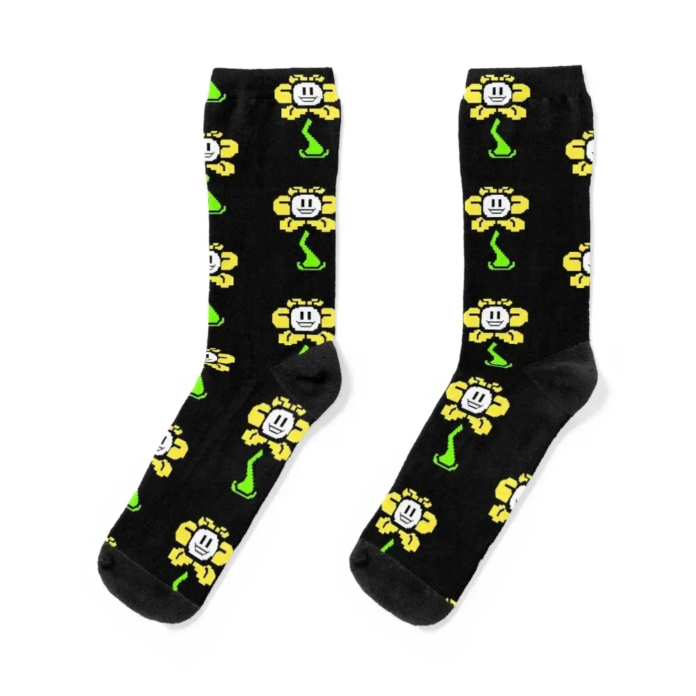 

Undertale Flowey Socks anti slip football golf hiphop new in's Designer Man Socks Women's