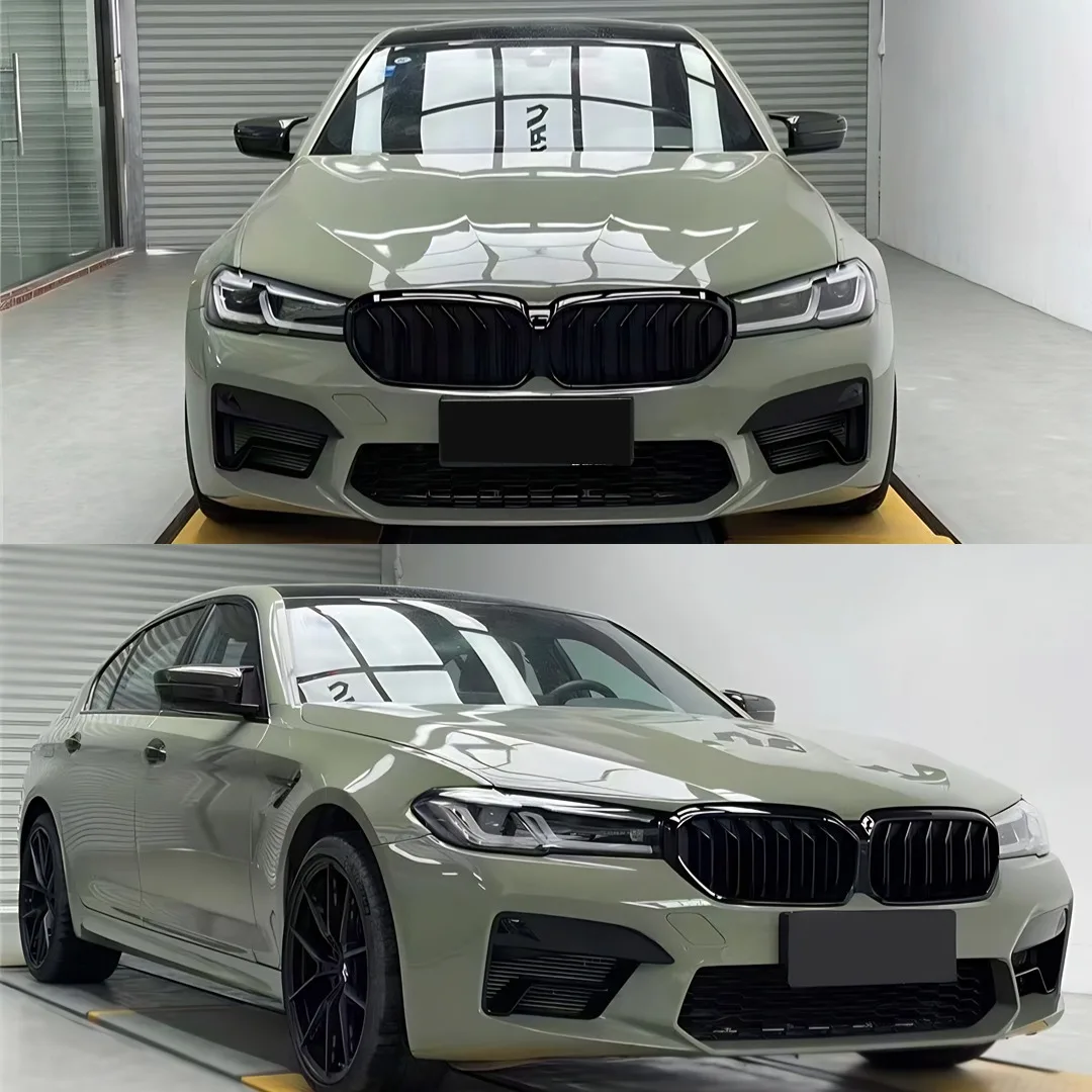 

Front Kidney Grille Bumper Mask Grill Inlet Middle Mesh Tuning Accessories For BMW 5 Series G30 G31 F90 2021-2023 525i 530i 540i
