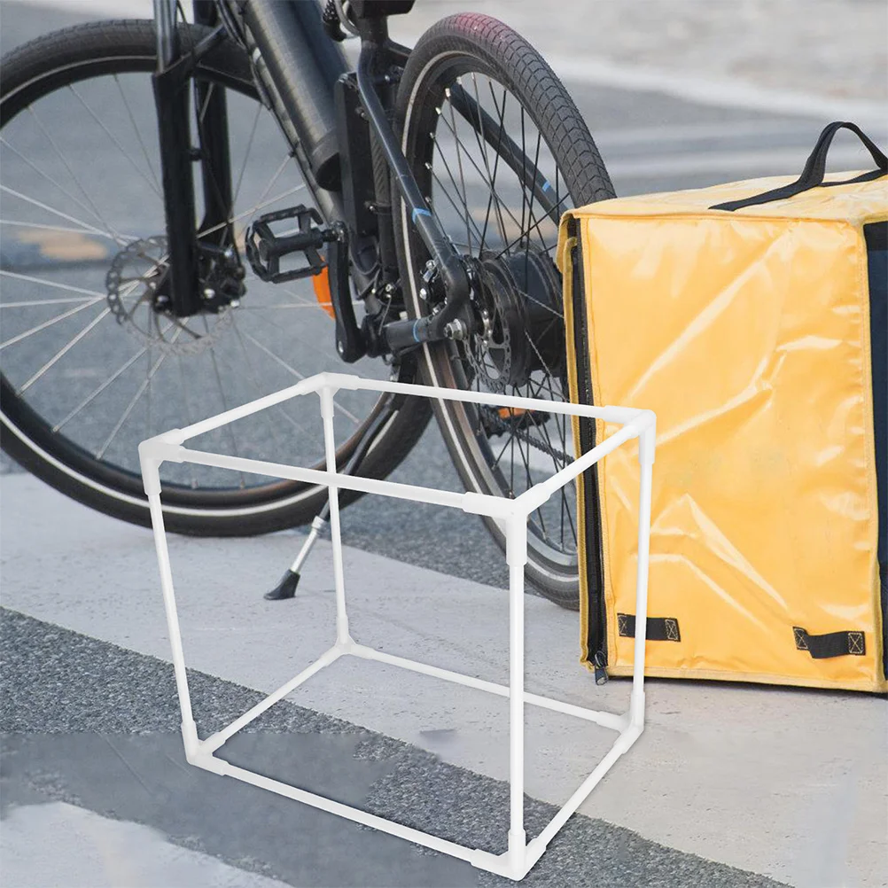 

1Set Insulated Box Inner Support Frame Sturdy Plastic Food Bag Holder Easy Install Clean Delivery Catering Bag Frame Stand