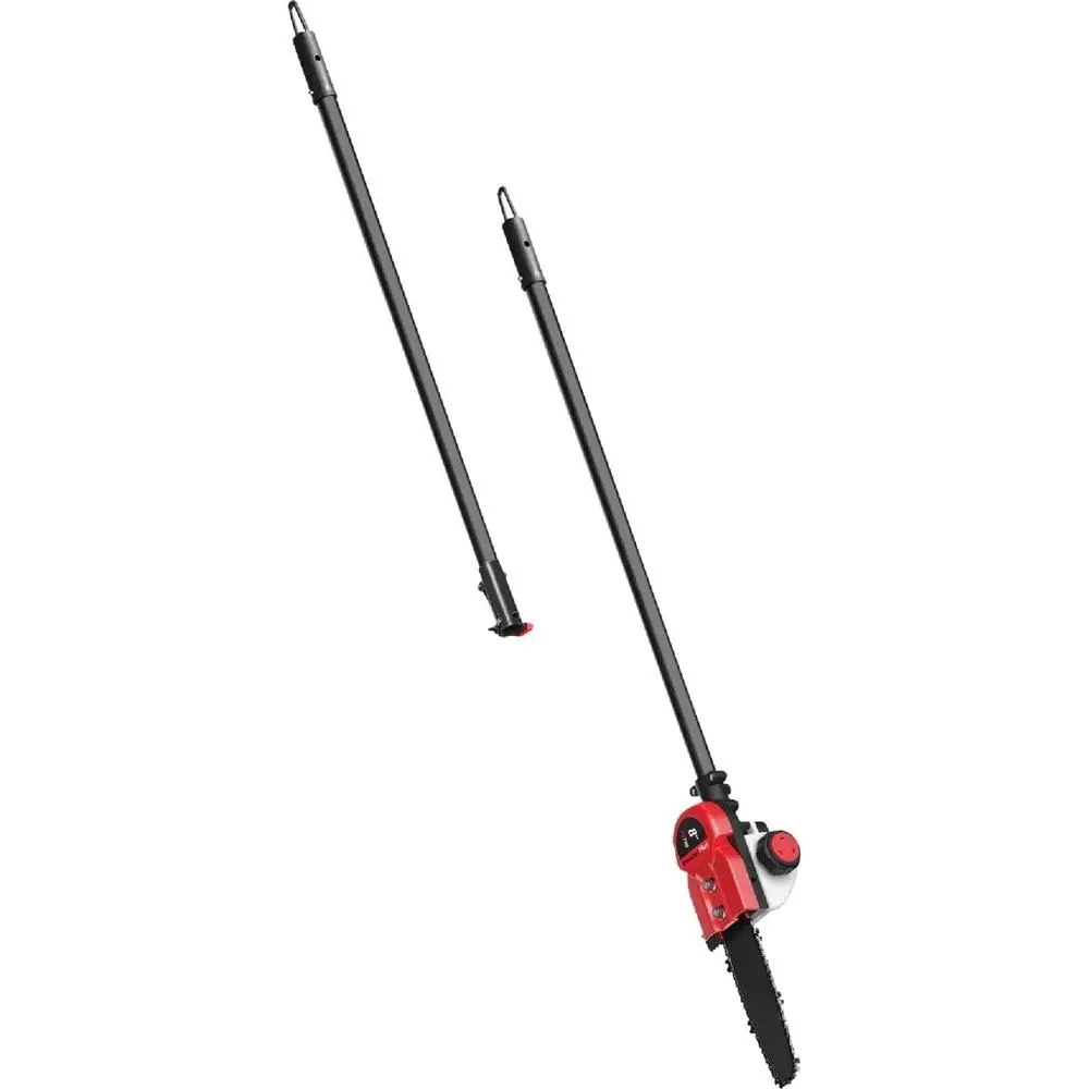 8-Inch Pole Saw Extension Trimmer Attachment High Reach Trimming Tool with Auto Oiler Compatible with Troy-Bilt Remington