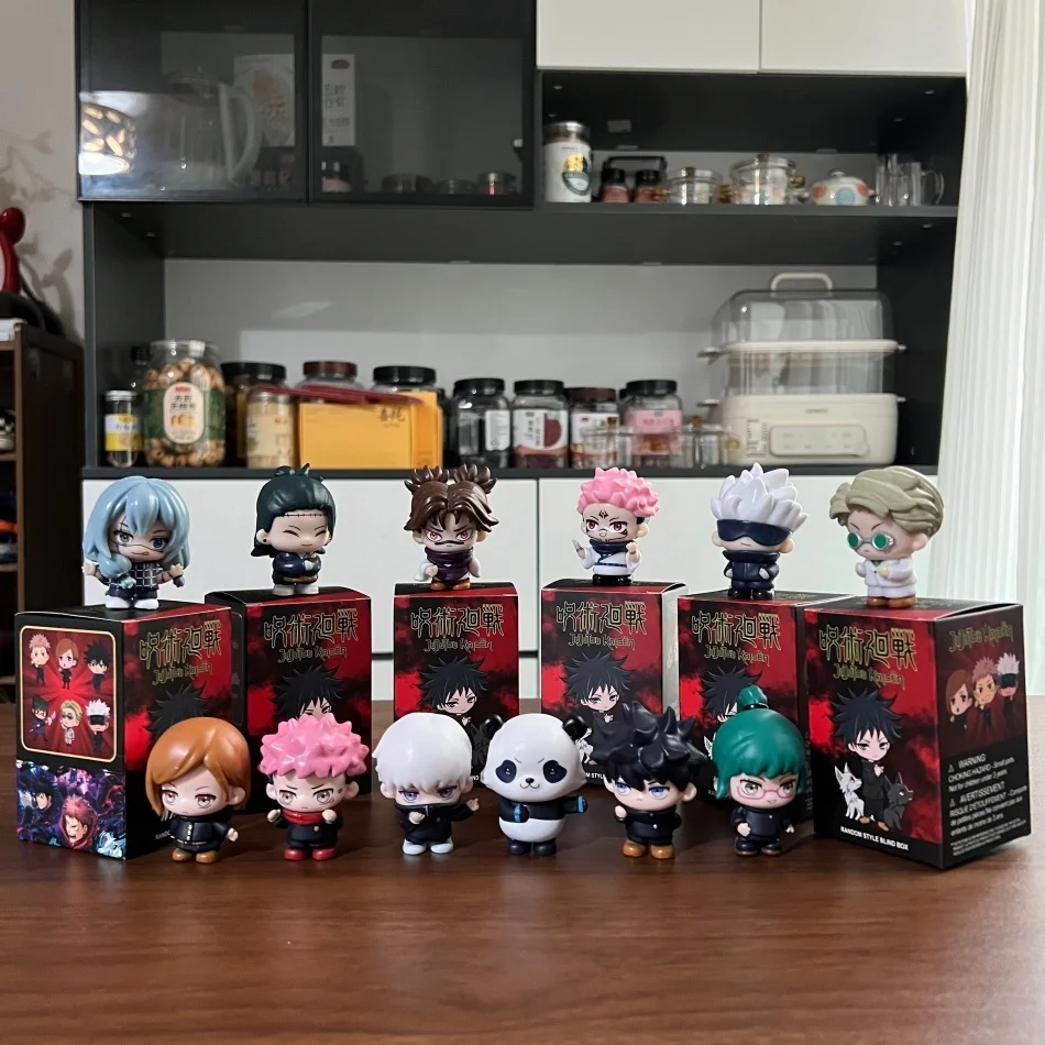 

1-12 шт. Коллекционные мини-фигурки аниме «Магическая битва» (Jujutsu Kaisen) в лежачей позе, Сатору Годжо, милые статуэтки GK из ПВХ
