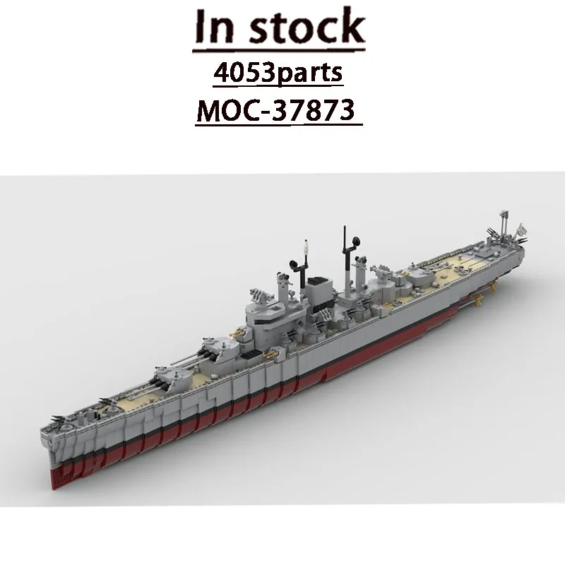 MOC-37873 Ocean Iconic Cruiser Military Large Transport Cruise Ship Model 4053 Parts Custom Adult Birthday Christmas Toy Gift