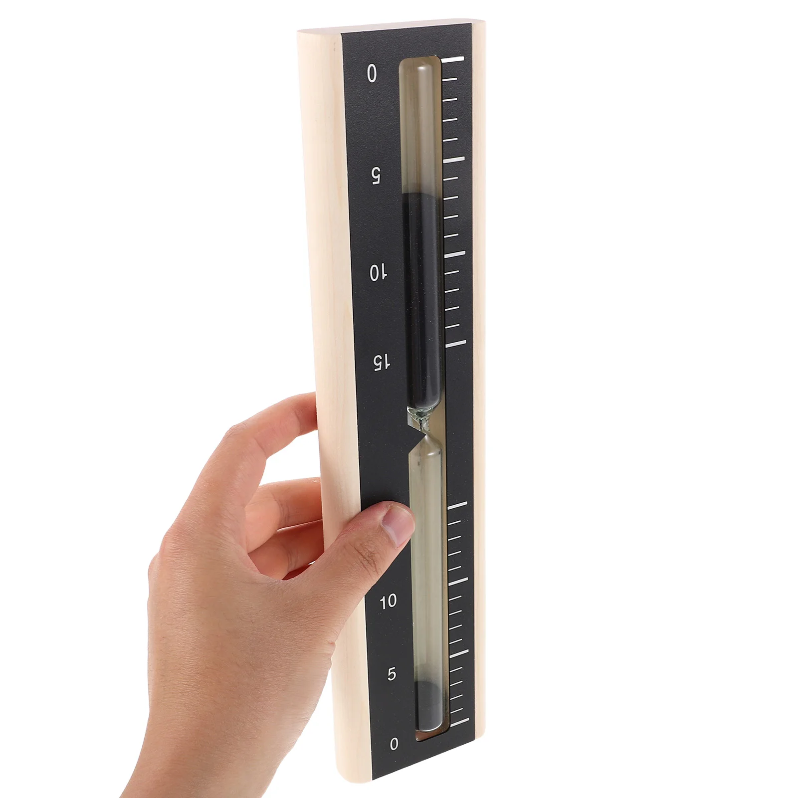 

Compact Wooden Sauna Hourglass Timer 15 Minutes Heat Resistant Smooth Sand Flow Precision Crafted Spa Accessory