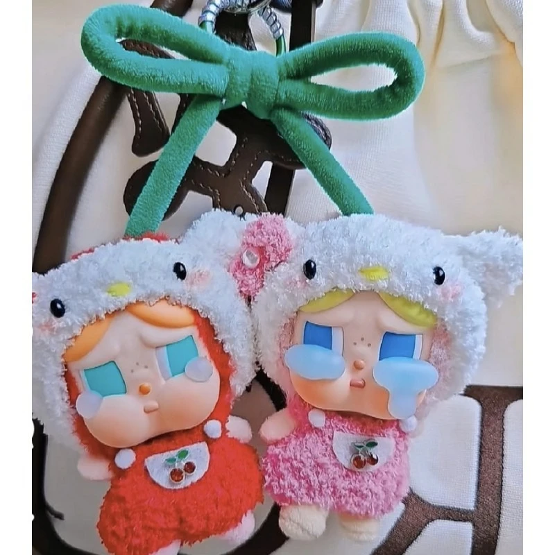 Pour POPMART POP MART CRYBABY larmes série usine vinyle visage peluche boîte aveugle tendance pendentif périphérique seulement vêtements